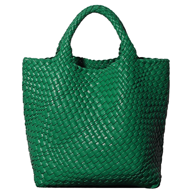 ミッソーニ レザー 編み込み トートバッグ ハンドバッグ ショルダーバッグ 緑