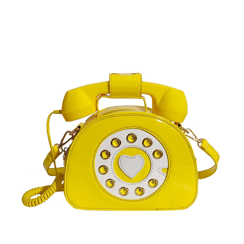 かわいい ダーク ピンク フェックス レザー 電話 デザイン ユニック ハンドバッグ