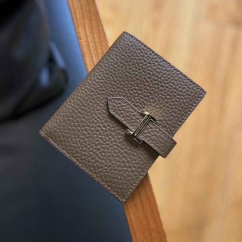 ブラック ベルトデザイン ミニ財布 小さい ウォレット